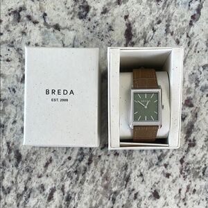 Men's Breda Green and Brown Watch